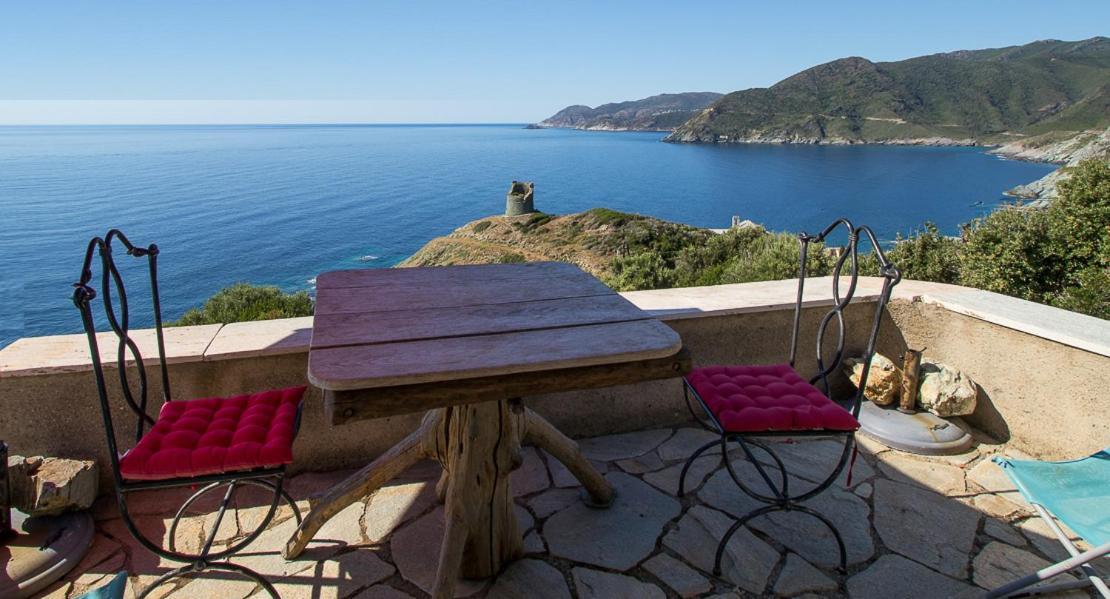 Coin De Paradis Vue Dominante Sur Mer, Montagne Et Tour Genoise Avec Jacuzzi Pino Εξωτερικό φωτογραφία