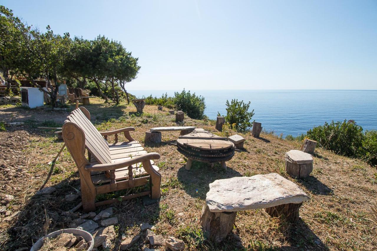 Coin De Paradis Vue Dominante Sur Mer, Montagne Et Tour Genoise Avec Jacuzzi Pino Εξωτερικό φωτογραφία